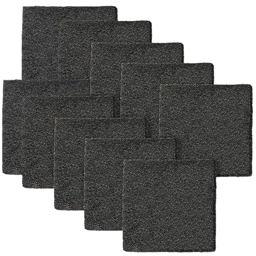 beaufan 10 Stück Aktivkohlefilter Kompatibel mit Naber Küchenabfallkomposter, Mülleimer, geruchsabsorbierender Kohlefilter, Abfallbehälterfilter, Modell 8013335