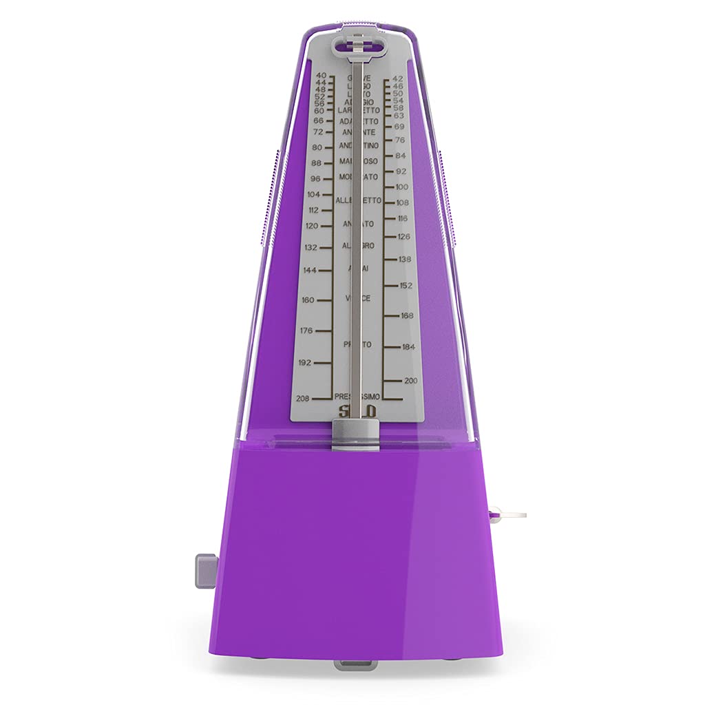 Metronomo per chitarra in stile vintage online retrò ritmo meccanico per violino/batterie/pianoforte/chitarra metronomo