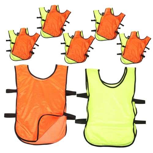 Gilets de sport pour entraînement de football entre amis chasubles Milisten 12 pièces