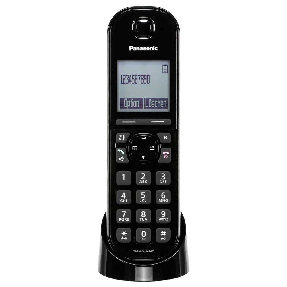 Panasonic KX-TGQ200GB - Terminal inalámbrico, CAT-iq 2.0 Compatible, negro