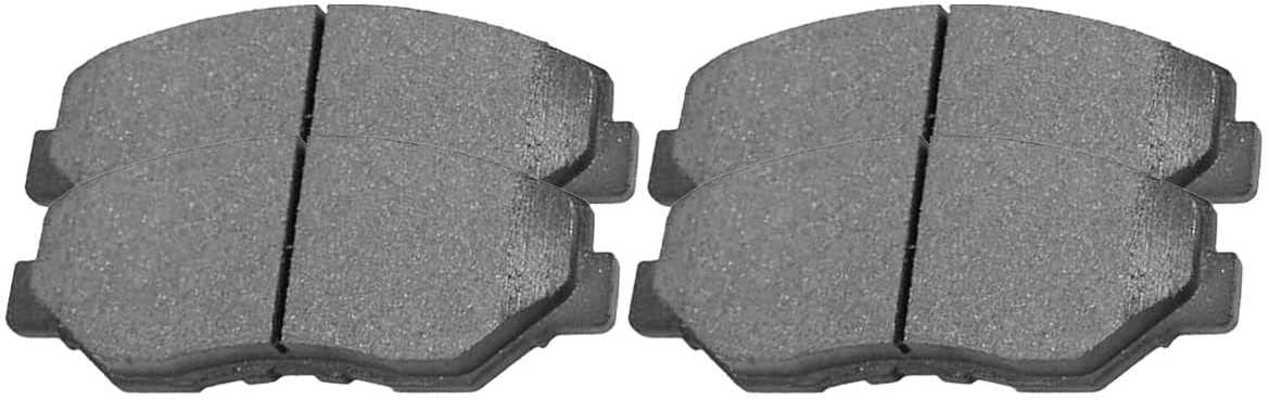 AutoShack Front Vented Drilled & Slotted E-Coated Brake Rotors + Ceramic Pads + Calipers 8-PC Brake Kit Replacement for 2003-2017 Honda Accord 2013-2021 Honda Civic ShadowGuard 11.1" (281.95 mm)