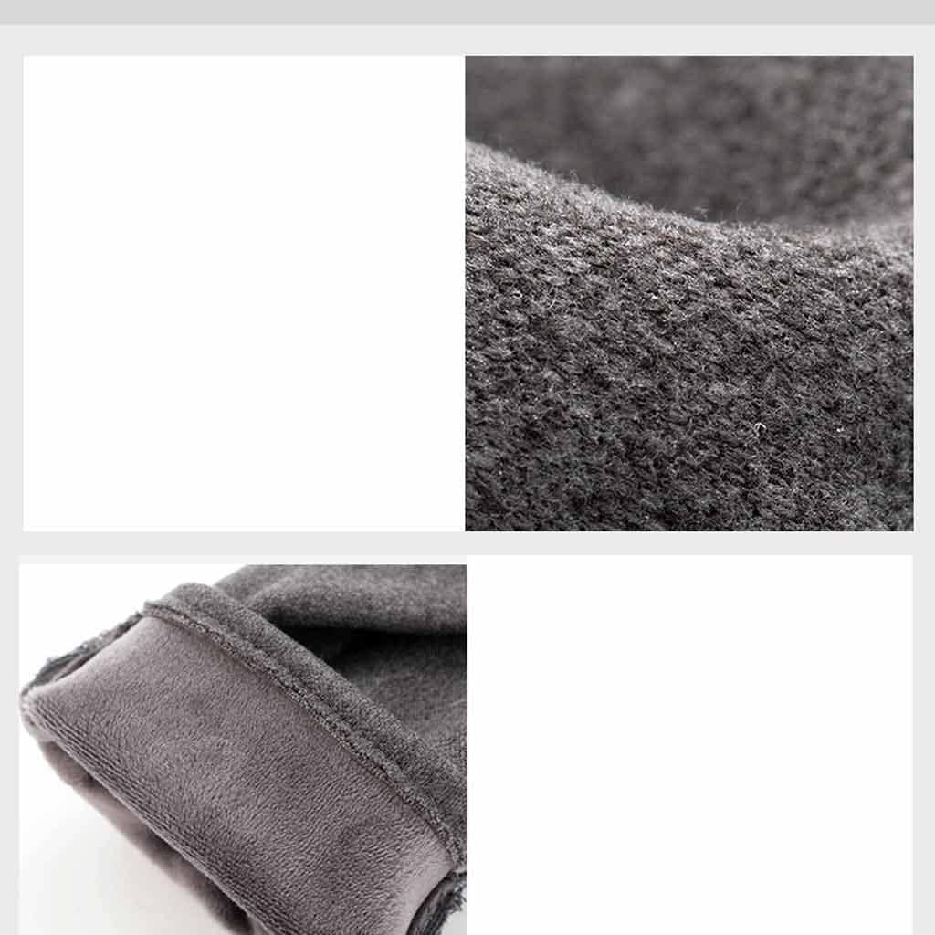 Men's Winter Warm and Velvet Padded Outdoor Driving Mittens