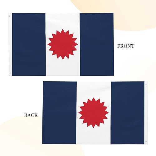 Miniatura 5 de Bandera de doble cara de la presa Tai People Banderas de 3 x 5 pies, bandera de decoración al aire libre, bandera ligera para fiestas en el hogar,