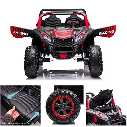 Image of 24V Ride On Toys for Big Kids Maximum Weight Capacity 660 LB Kids Car