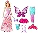 Barbie Dreamtopia, muñeca fiesta de disfraces princesa, sirena y hada, regalo para niñas y niños 3-9 años (Mattel DHC39)