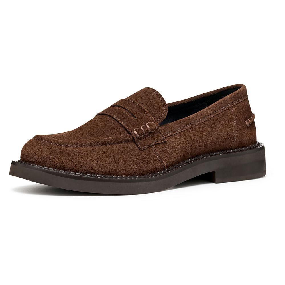 Geox Donna D Serilda Loafer, Brown, 39 EU, Marrone, 39 EU
