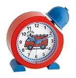 [page_title]-TFA Dostmann TATÜ-TATA Analoger Kinderwecker TatüTata, 60.1011.05, Feuerwehr Uhr, für Kinder geeignet, einfache Bedienung, Kunststoff, Rot, (L) 130 x (B) 52 x (H) 132 mm