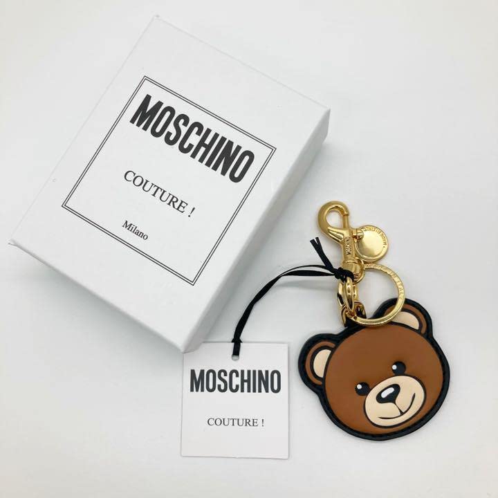 Amazon.co.jp: Moschino モスキーノ Ready to Bear ロゴ キーリング 