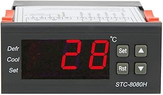 Thermostat Temperature Controller, STC-8080H Refrigerating Defrosting Temperature Over-Limit Alarm Temperature Controller Temperature Control Equipment