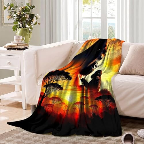Couverture gorille 3D peluche microfibre chaude pour lit et voyage - 4