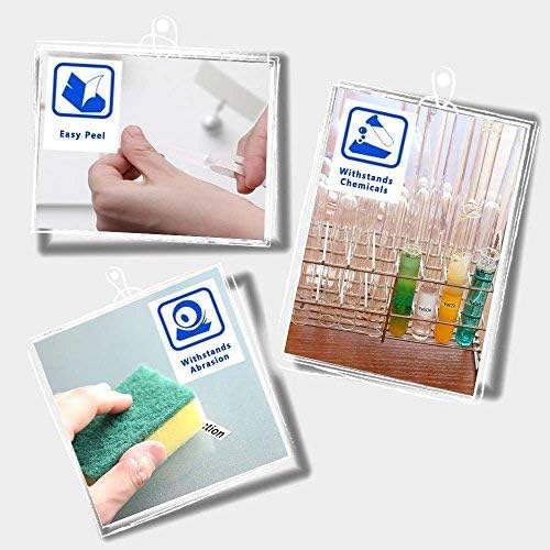 Miniatura 6 de Paquete de 11 cintas de etiquetas compatibles con MarkDomain para Brother P Touch TZe de 0.472in, 0.47 pulgadas (negro sobre