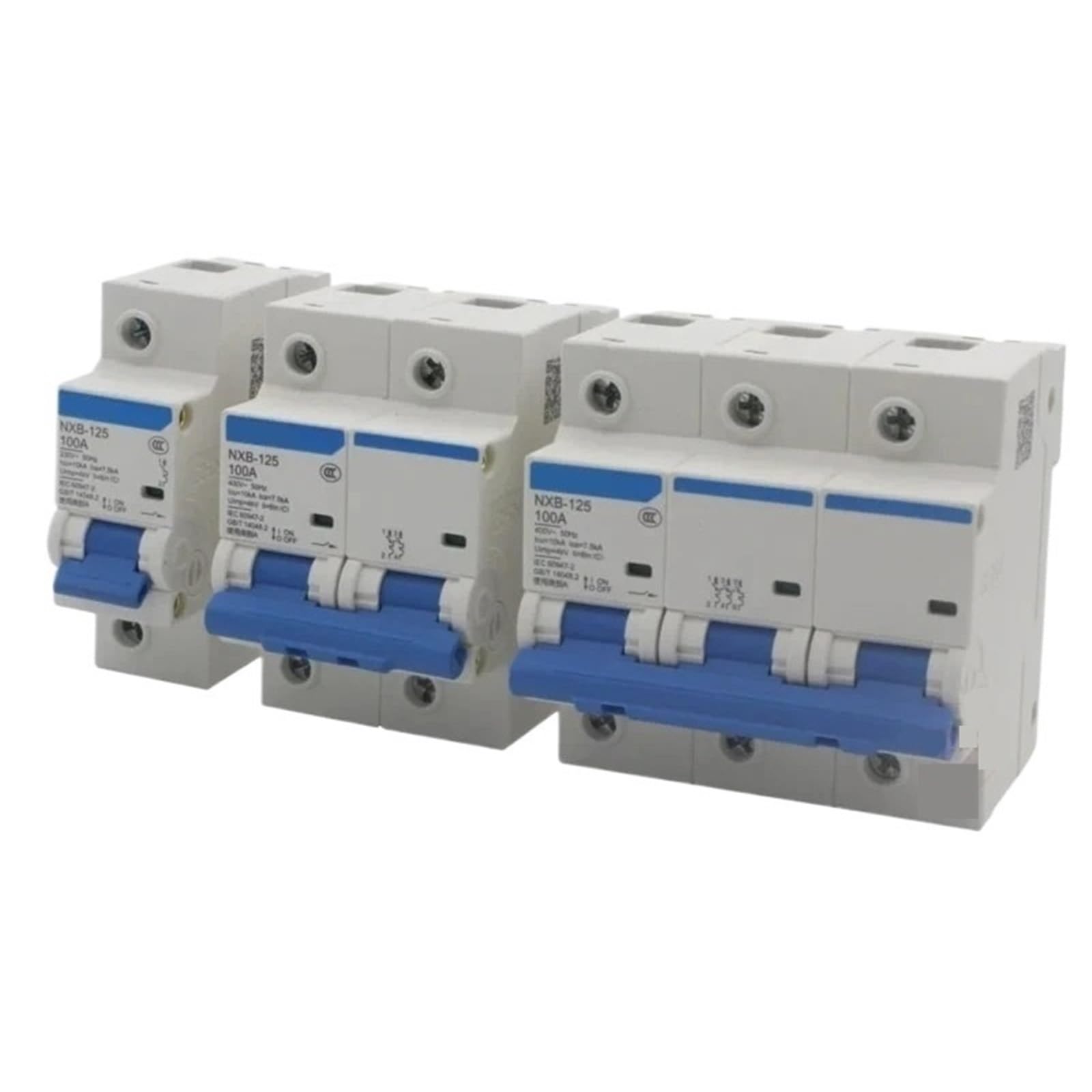 Disjoncteur NXB-125 1P 100A pour éviter les surchauffes câbles