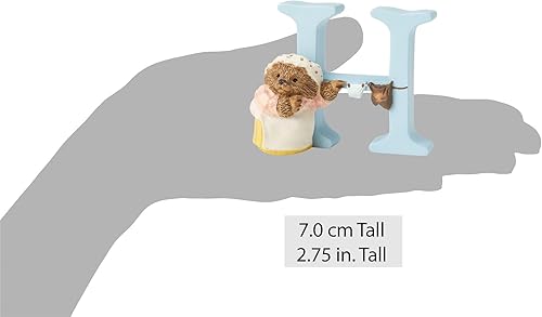 Vista 6 de Enesco Beatrix Potter - Figura de letra H Mrs. Tiggy-Winkle, colección del alfabeto, 2.72 pulgadas, multicolor