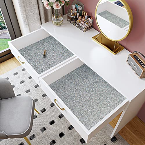 VaryPaper Carta da Parati Argentata Carta Adesiva