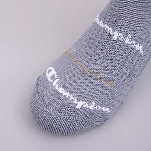 Image of Champion Kids' Kids' 6-pack Crew Socks With Color and Size Options