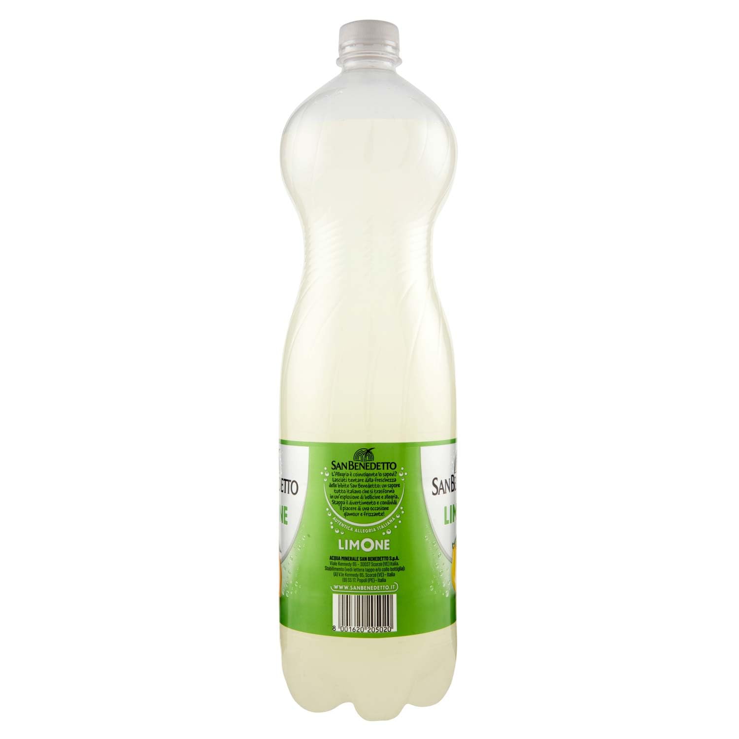 San Benedetto Limonada Italiana Bebida de Limón Sin Alcohol 1.5l