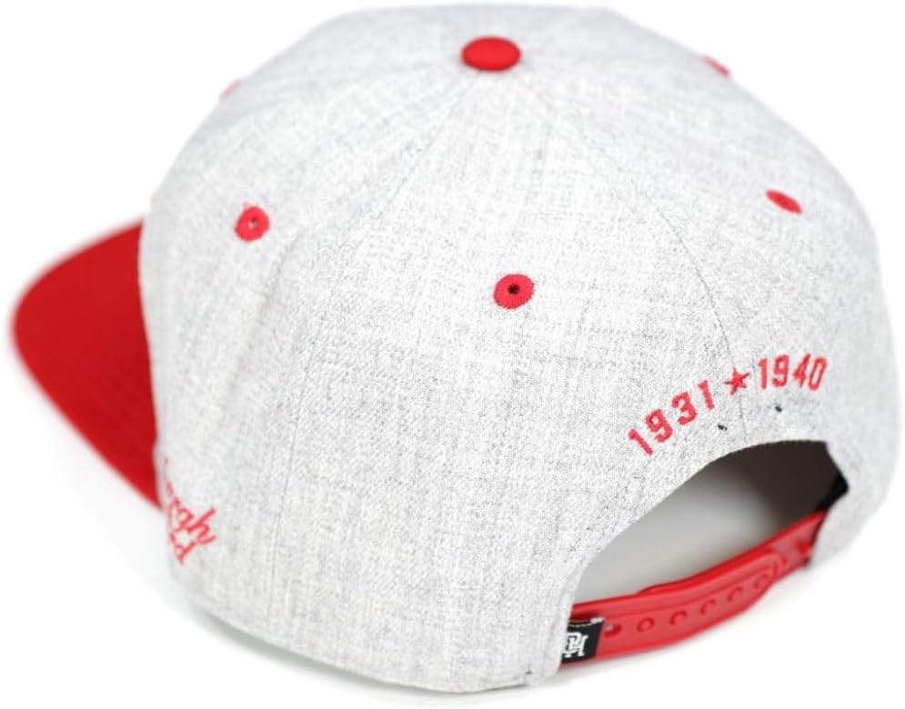 NLBM Negro Leagues M41 Pittsburgh Crawfords Snapcap Cap Gray