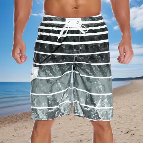 Men's Swimwear with Liner Quick Dry Breathable Beach Shorts