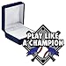 Crown Awards Baseball Play Like A Champion Pins, Baseball Play Like A Champion Pin with Blue Velvet Presentation Case, 5 Pack, Prime