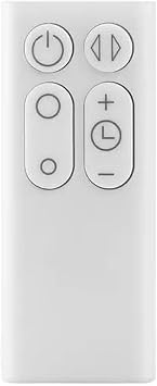 Replacement Remote Control Compatible for Dyson AM06 AM07 AM08 Pure Cool Tower Purifier Fan White