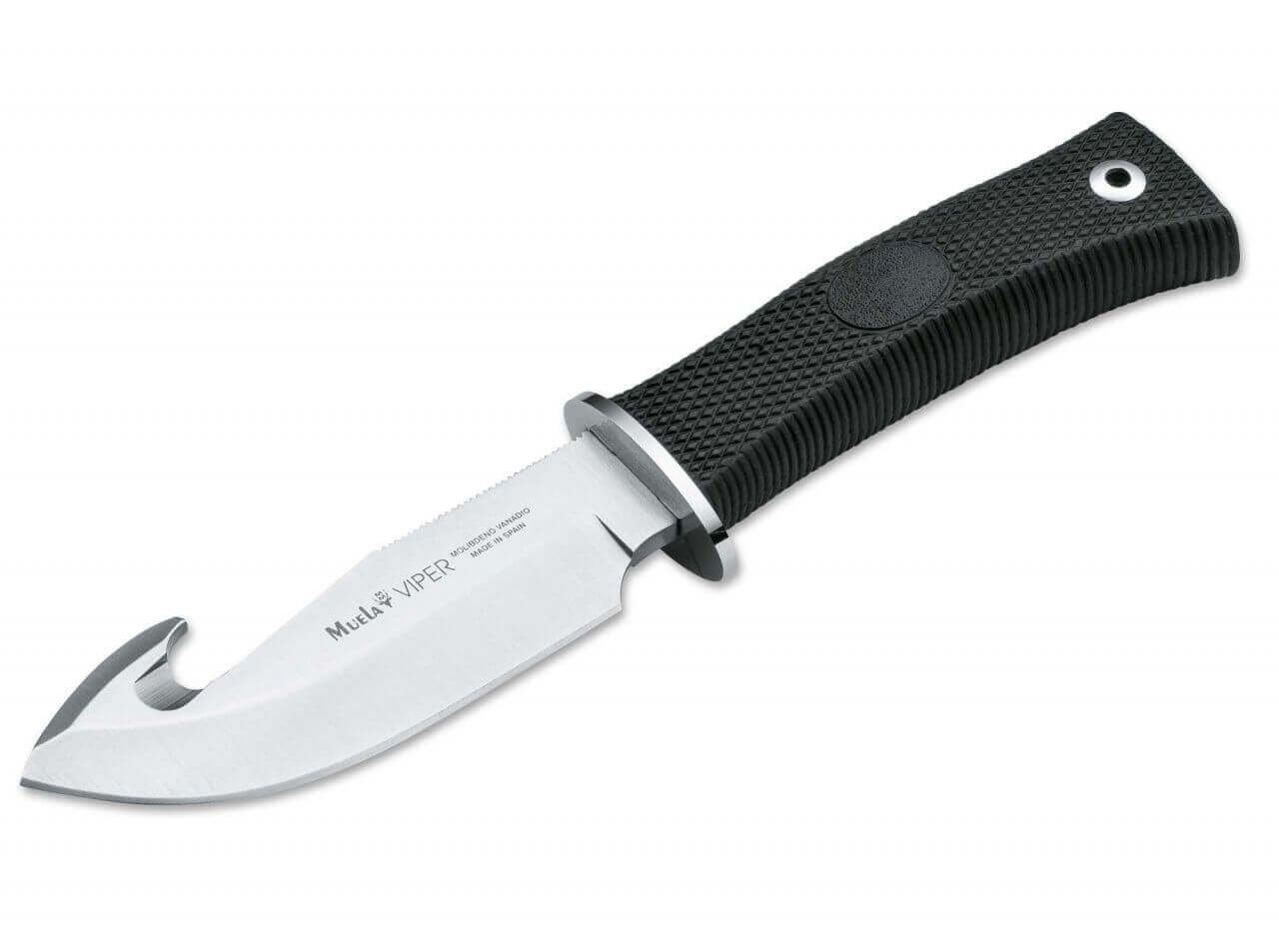 Muela Viper Messer – Unisex, Erwachsene, Silber/Black‑and‑Steel