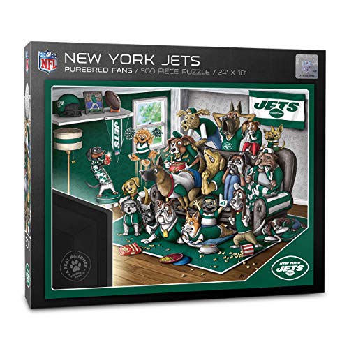 Image of YouTheFan NFL Purebred Fans 500pc Puzzle - A Real Nailbiter
