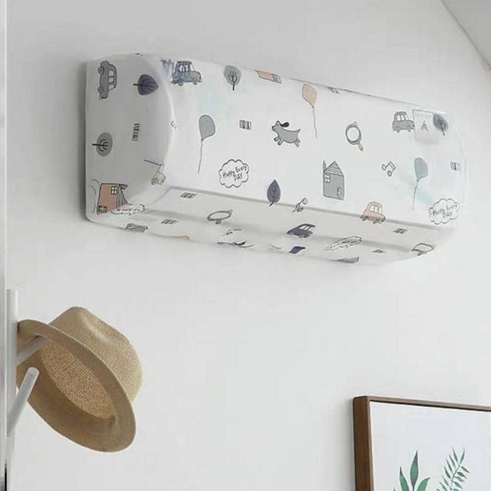 Air Conditioner Cover for 2 Ton Split AC, Dustproof, Waterproof, Stretchable with Elastic Fit, Multi-Color Design, Fits All Brands (110x33x31 CM, 1 Pc) (B0DGDM4SB9) Amazon Price History, Amazon Price Tracker