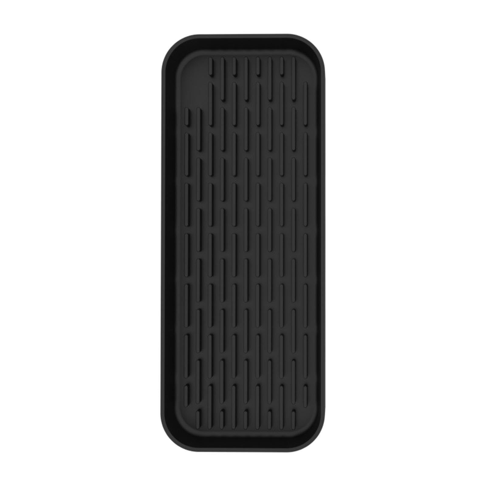 QUILSTM Silicone Tray Non Slip Silicone Drain Mat Easy To Clean Kitchen