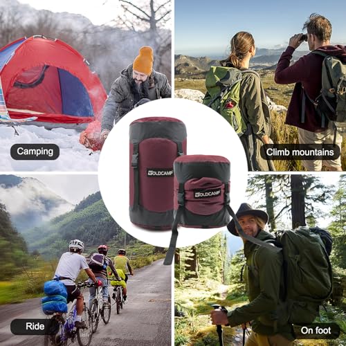 Outdoor Storage Stuff Sacks, Camping Gear Organizer (RED, XL) - image 5