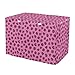 Sgaesgte Pink Leopard Print Dog Crate Covers with with Breathable Mesh, Durable Kennel Cover for Dog Crate, Indoor Outdoor Dog Crate Cover, for Training, Weather Protection
