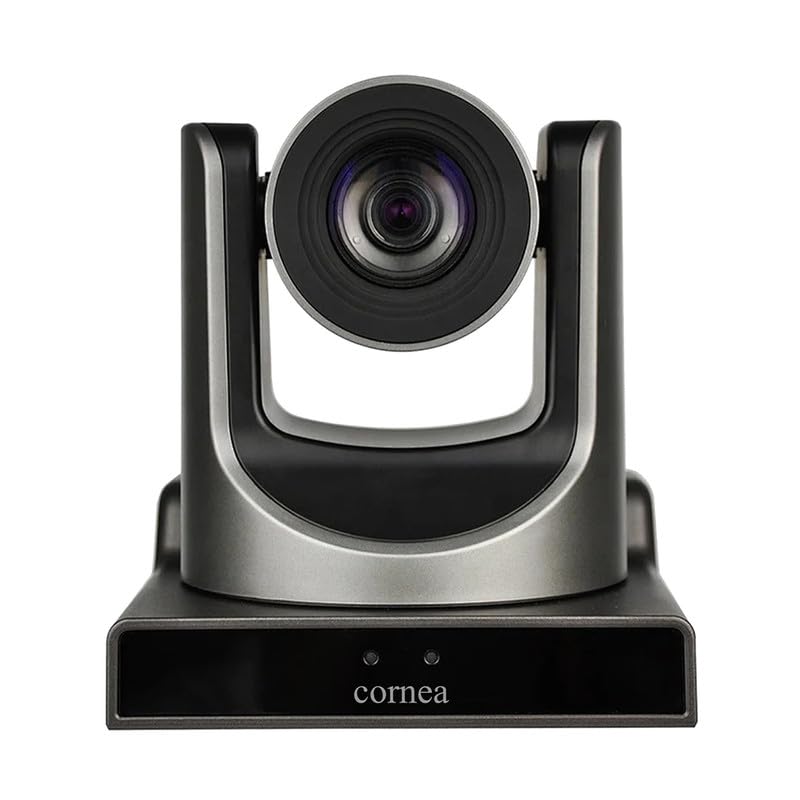 Cornea Video PTZ Camera, 1080P Full HD PTZ 12X Camera Optical Zoom Camera 30fps with Remote Control, USB2.0 Streaming Camera Video Conferencing System for Indoor Business Meetings Education Events