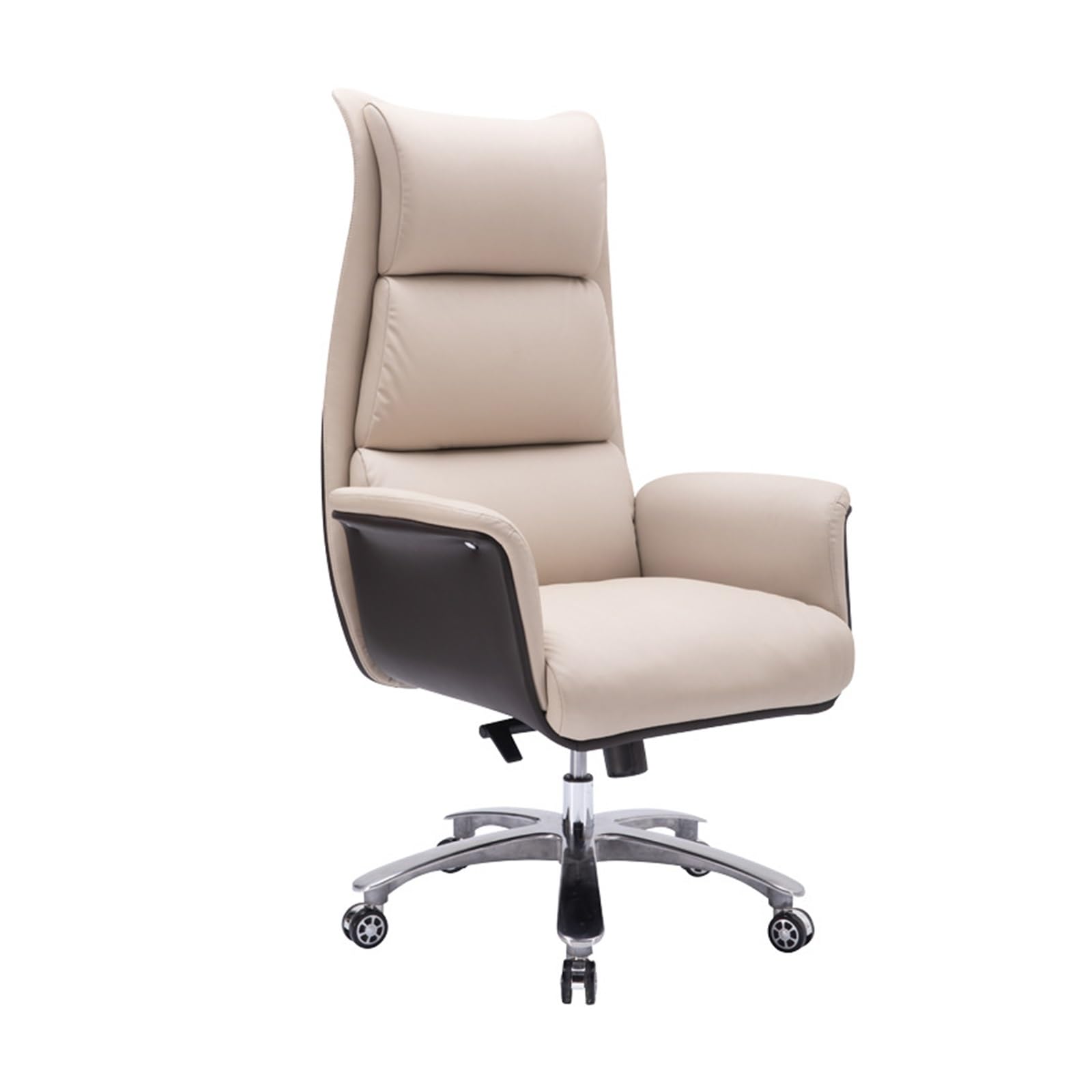 Fotel do gier, krzesła do biurka domowego, krzesło obrotowe, prawdziwy skórzany fotel komputerowy, krzesło biurowe, nowoczesny, prosty, ergonomiczny, podnoszony, obrotowy