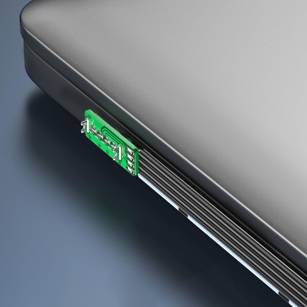 Elastyczny silikonowy płaski kabel micro USB ze złączem 90 stopni dla łatwego użytkowania
