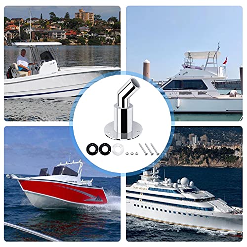 22/24mmthru Scafo Raccordo di Scarico, Acciaio