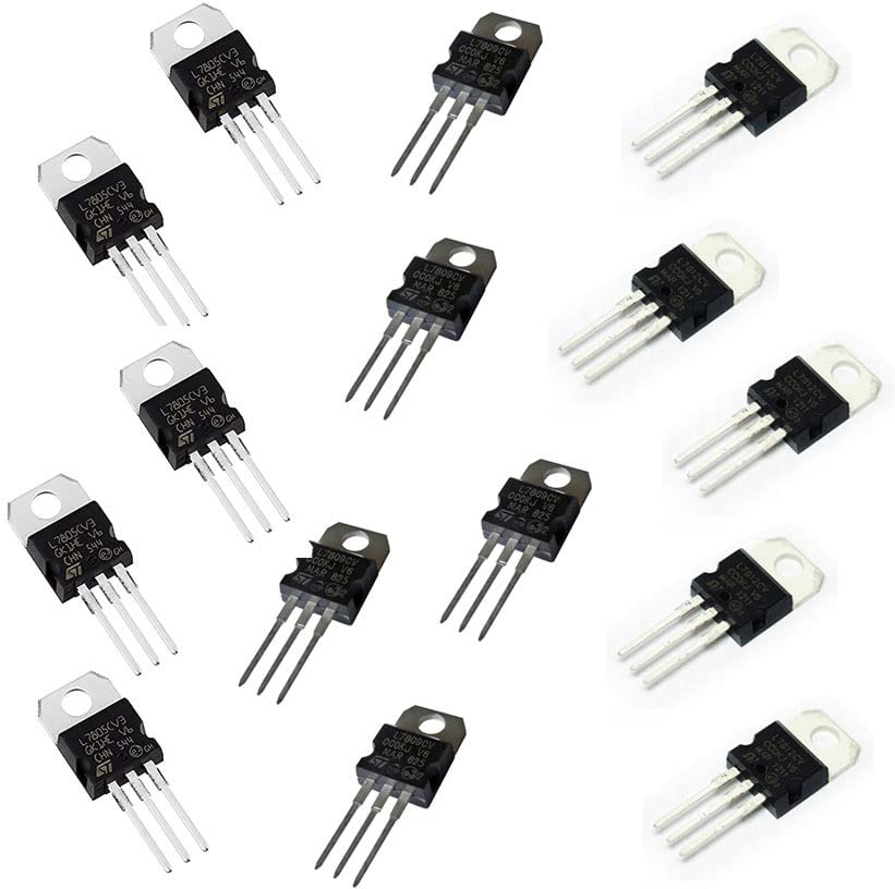 パールちゃん SG FLASH Combo of 7805, 7809, 7812 Voltage Regulator IC 5 Pcs each
