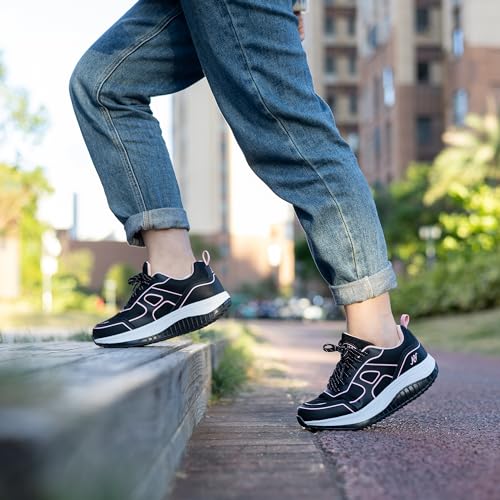 Image of Women's Walking Shoes with Arch Support Orthotic Plantar Fasciitis Sneakers