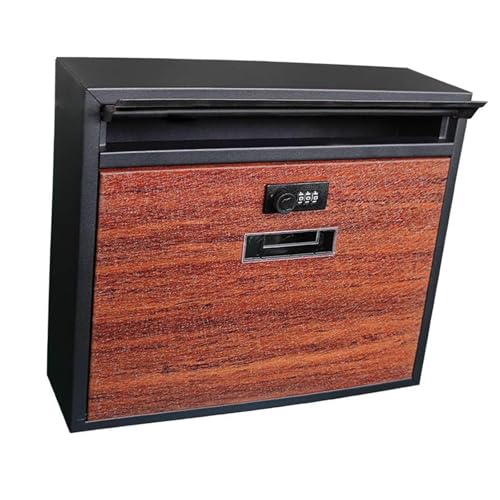 FytStycale Wall Mount Mailbox Letterbox, House Decoration with Lock Durability Mail Box Decorative for Entryway, Outdoor Home Commercial