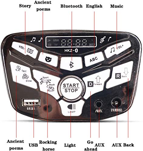 RSTJ-Sjap Allrad-Elektroauto Mit Kinderfernbedienung, Großes Geländewagen Mit Allradantrieb Für Zwei Personen, 134 X 77… – Bild 5
