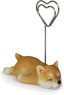 乌比亚 柴犬卡片夹 人偶 摆件 动物 H23216