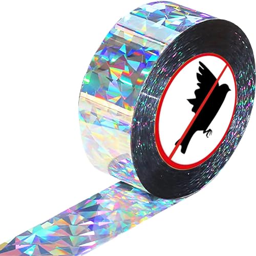 Vogelabwehr Vogelband,Reflektierende Vogelschreck,Vogelabwehrmittel für Vogelbalkon,Abschreckung Abwehrband Reflektorband,Reflektierendes Vogelabwehrband,für Protect Häuser, Gärten und Höfe, Silber Vogelabwehr Vogelband,Reflektierende Vogelschreck,Vogelabwehrmittel für Vogelbalkon,Abschreckung Abwehrband Reflektorband,Reflektierendes Vogelabwehrband,für Protect Häuser, Gärten und Höfe, Silber