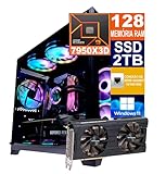 Pc Gamer Cpu Ryzen 9 7950x3d / SSD 2TB M.2 NVMe / 128GB Memória Ram DDR5 - Windows 11