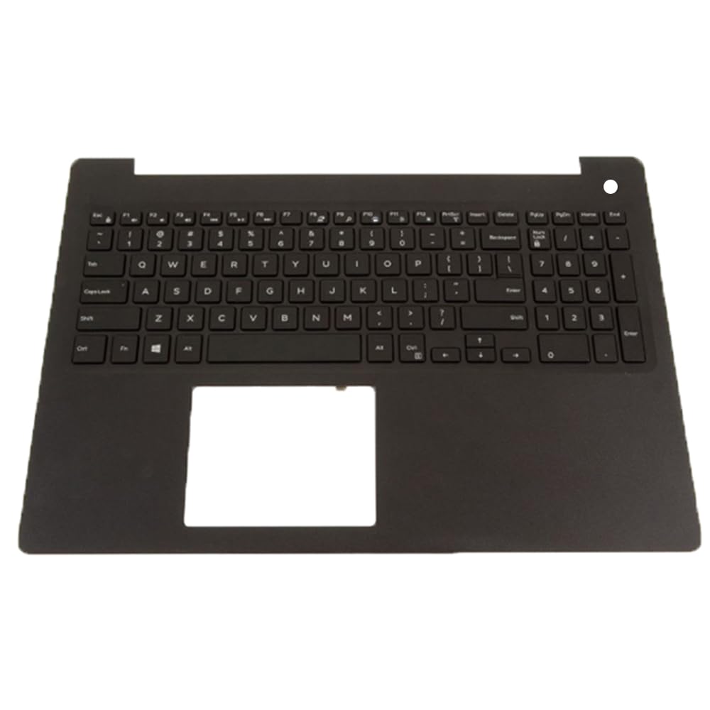 Laptop Palmrest for DELL for Latitude 3590 0RNWGT RNWGT with Backlit English US Keyboard Without Fingerprint Hole Black Upper Case New