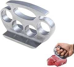 Meat Tenderizer, Hand Meat Hammer, Stainless Aluminum Meat Smasher & Meat Press, Metal Meat Mallet Kitchen Tool for Steak Chicken Fish BBQ Tenderloin