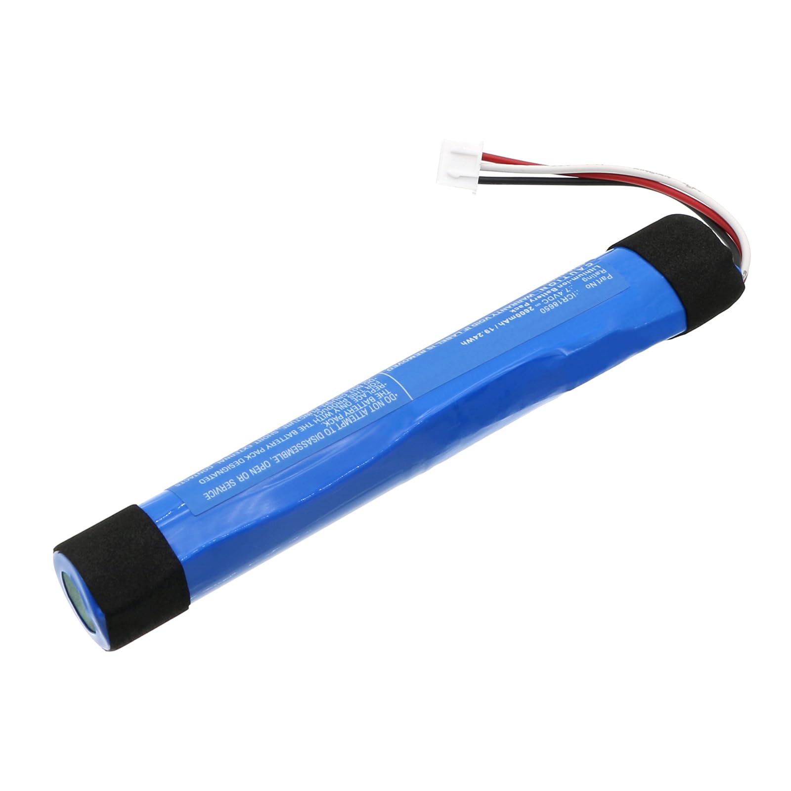 Synergy Digital Speaker Battery, Compatible with Cleer ICR18650 Speaker Battery (Li-ion, 7.4V, 2600mAh)