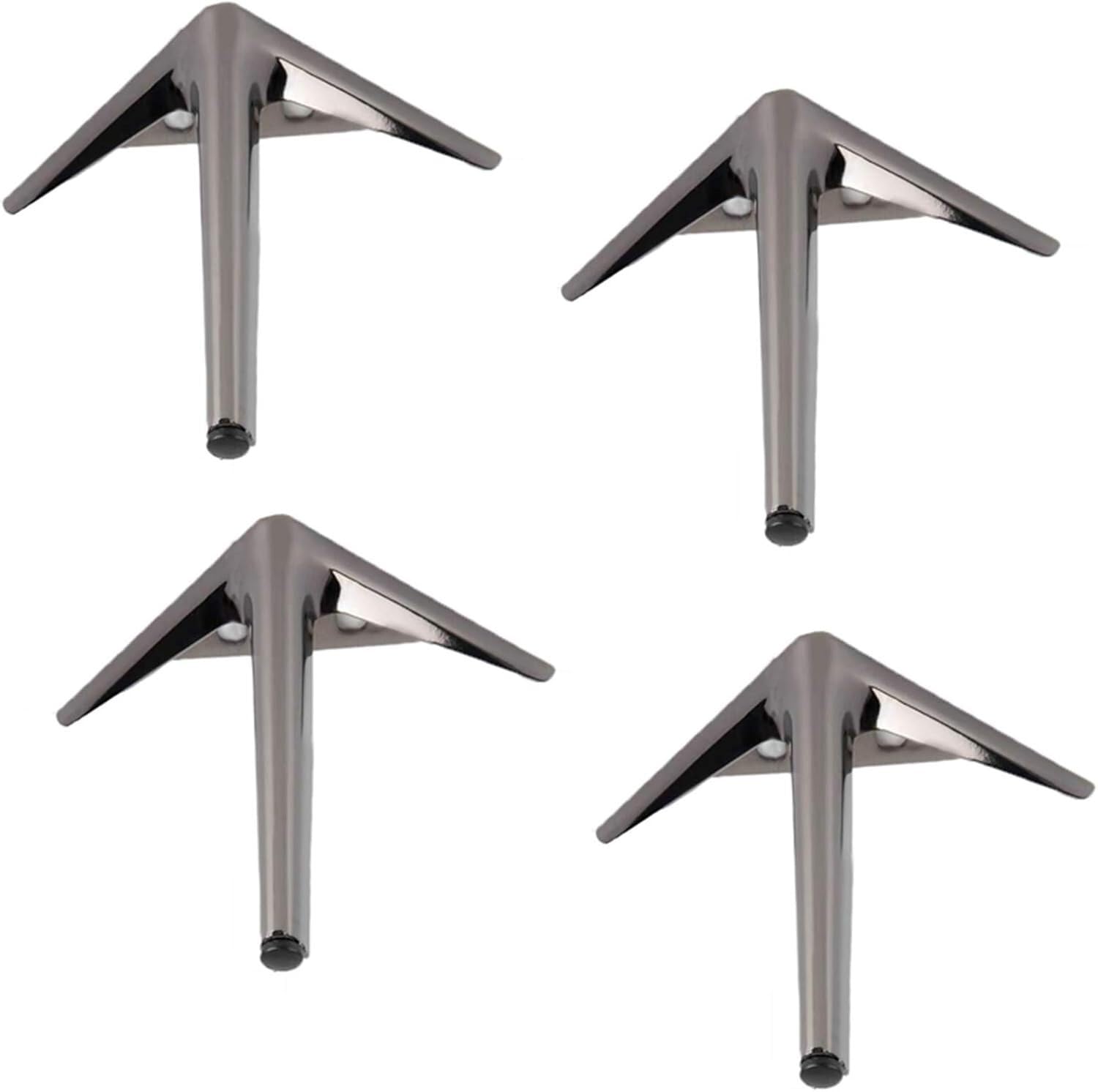 Rhllvj Bronze Color Metal Hairpin Table Legs, Furniture Legs Desk Leg Design, Modern Furniture Legs 4 Pieces For Coffee Table And Tv Stand(,12Cm/4.72In)