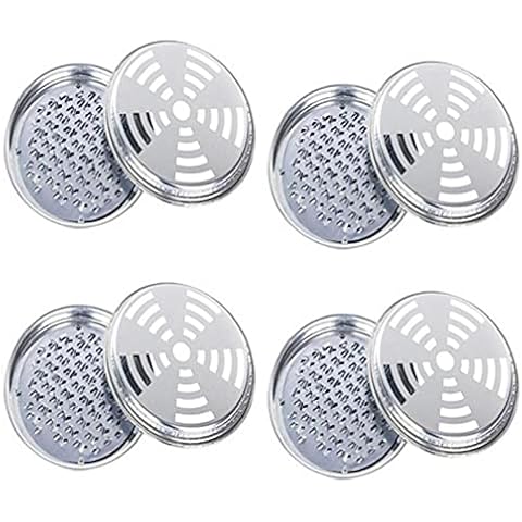 Cyhamse 4Pcs Porta-inciensos Antimosquitos de Acero Inoxidable con Tapa Cover