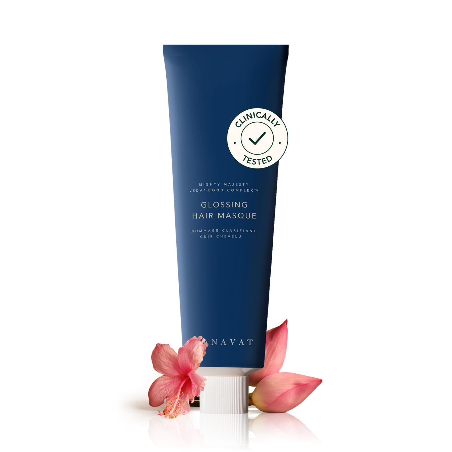 RANAVAT Glossing Hair Mask - Damaged Hair Repair & Conditioning Hair Mask with Hyaluronic Acid + Moringa Seed Oil to Mend Breakage & Split Ends - Vegan & Cruelty-Free Hair Care (5 oz)