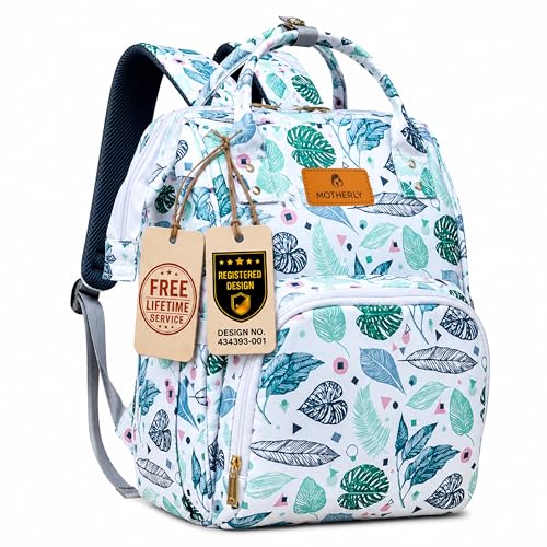 Motherly Patented Diaper Bag Backpack for Moms | Waterproof Baby ...