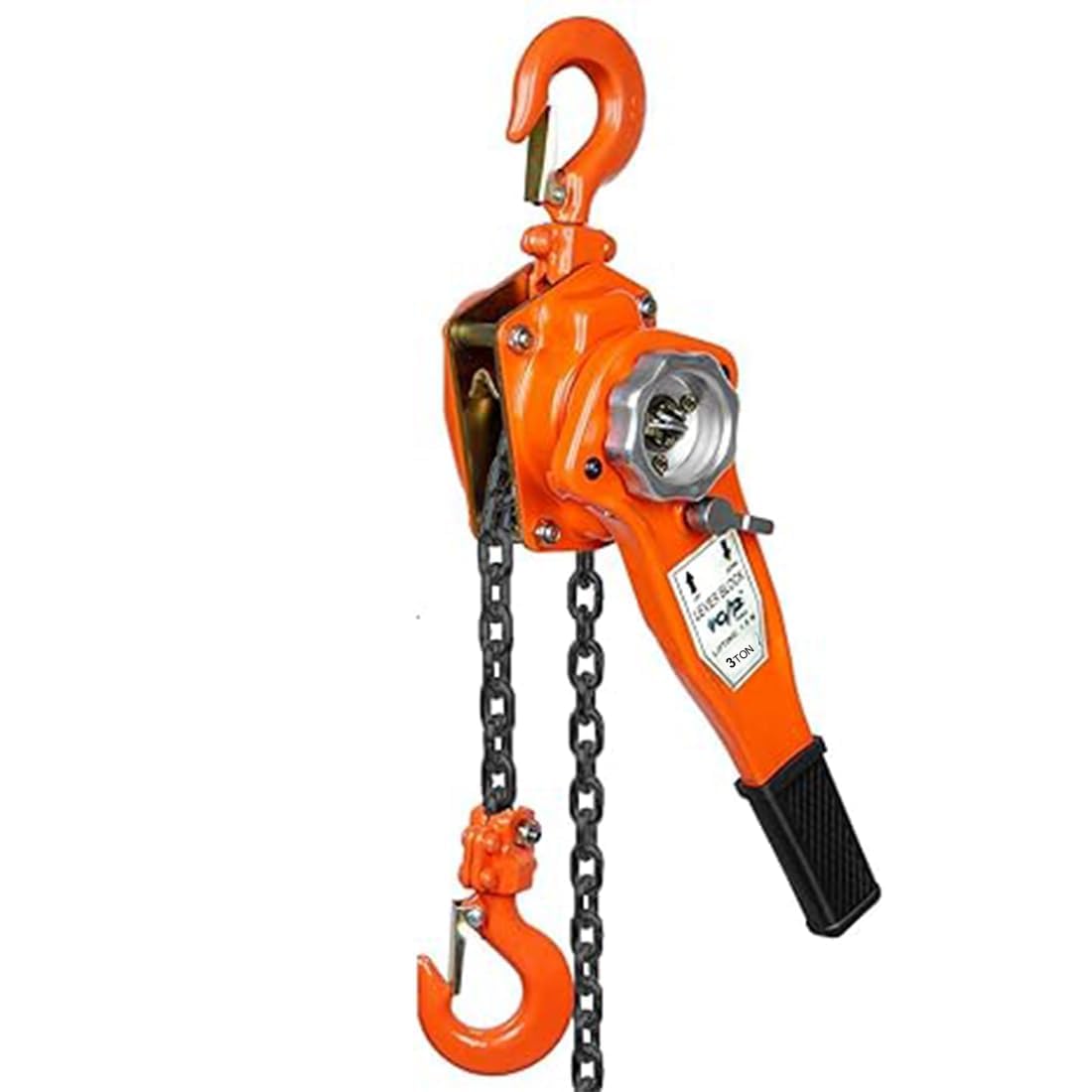 VOLTZ VZ-3Ton x 3Mtr Rachet Lever Chain Hoist Block Cap Rachet Puller Hoist (Orange, 3 Ton and 3M)-image-42