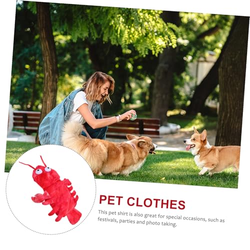 Disfraz de langosta rojo para perro talla XS miniatura 6